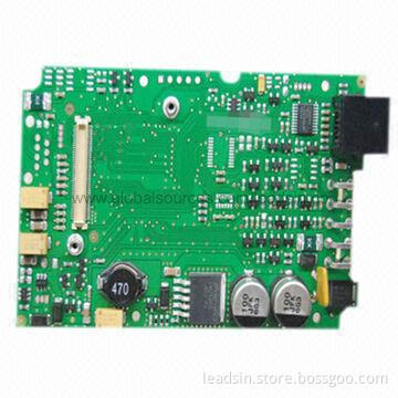 Applied Car DVD Changer Controller PCB Assembly with HASL, 1.8mm Board Thickness